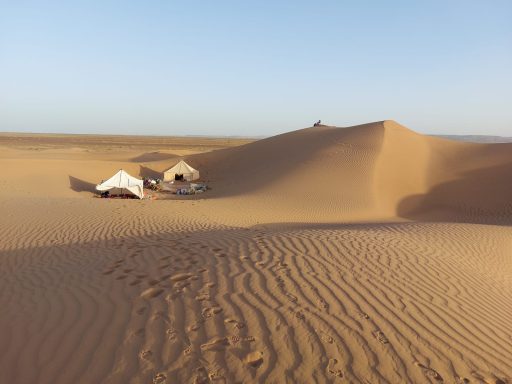 Wüstencamp in der Sahara